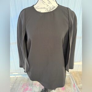 Vince Camuto Black Long Sleeve Top